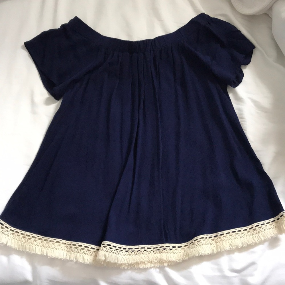 Off the Shoulder Boutique Blouse